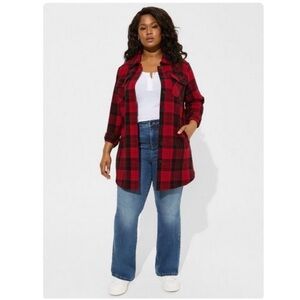 Red Flannel Shacket